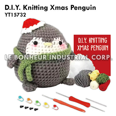 D.I.Y. Knitting Xmas Penguin