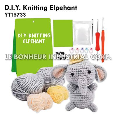 D.I.Y. Knitting Elephant