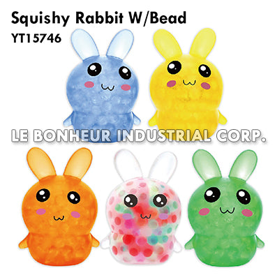 Squishy Rabbit W/Bead