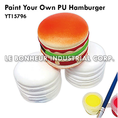 Paint Your Own Pu Hamburger