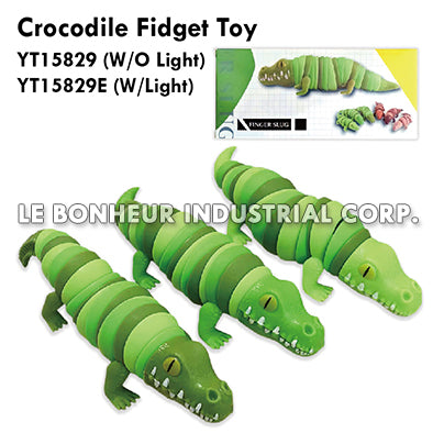Crocodile Fidget Toy W/Light