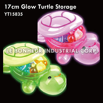17Cm Glow Turtle Storage