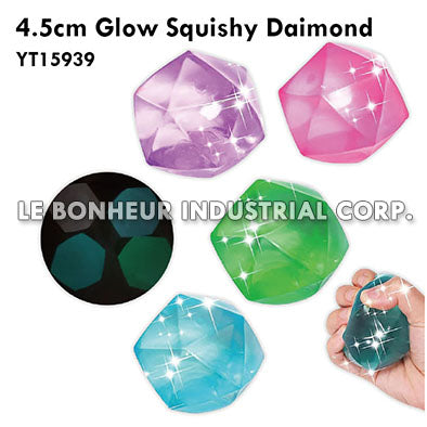 4.5cm Glow Squishy Maltose Daimond