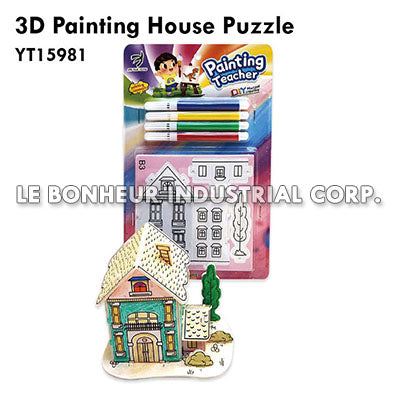 3D Painting House Puzzle