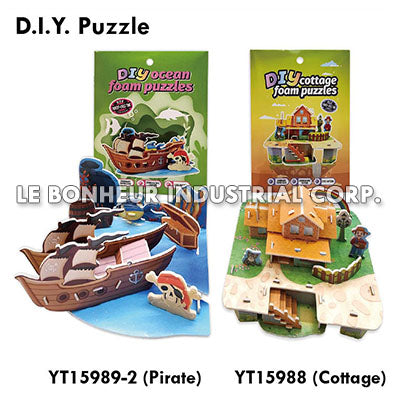 D.I.Y. Pirate Foam Puzzle