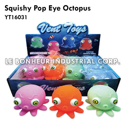Squishy Pop Eye Octopus