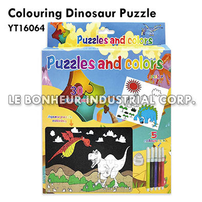 Colouring Dinosaur Puzzle
