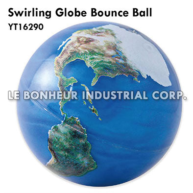 Swirling Globe Bounce Ball