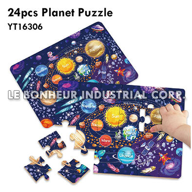 24pcs Planet Puzzle