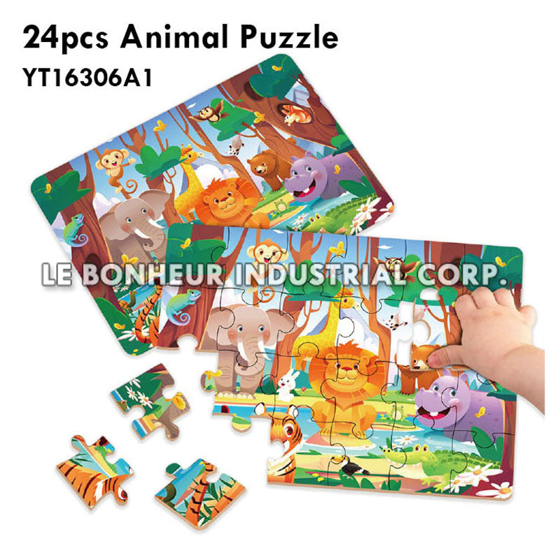 24pcs Animal Puzzle