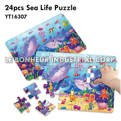 24pcs Sea Life Puzzle
