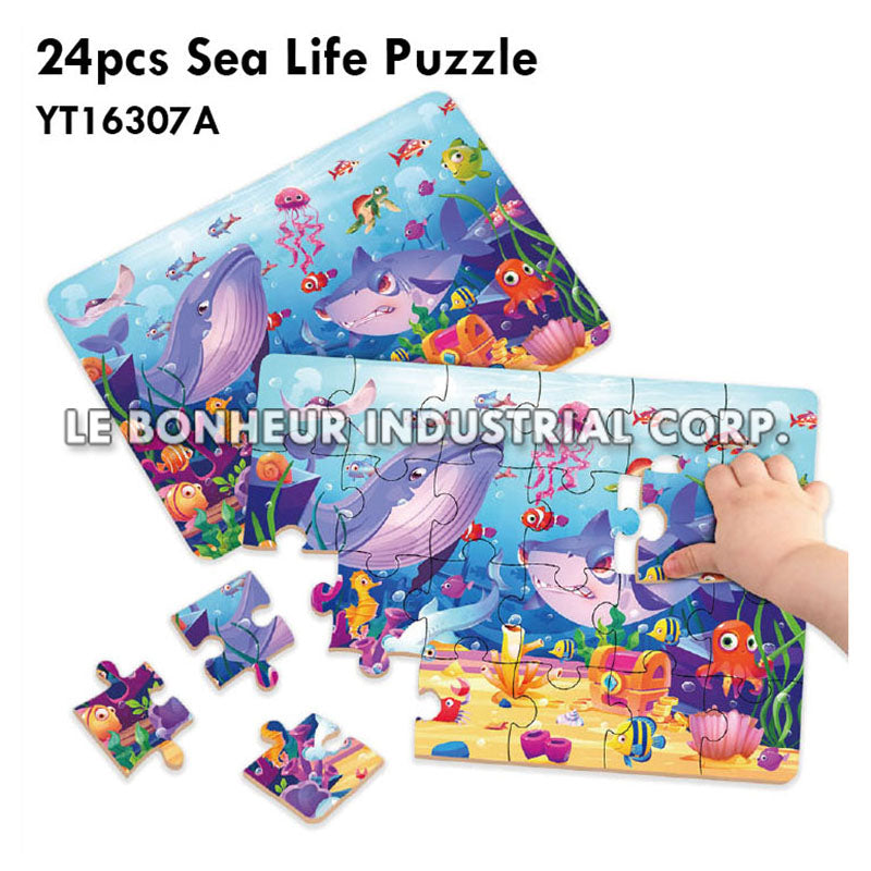 24pcs Sea Life Puzzle