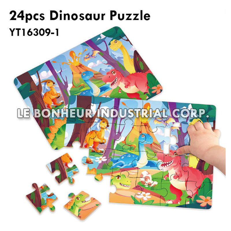 24pcs Dinosaur Puzzle