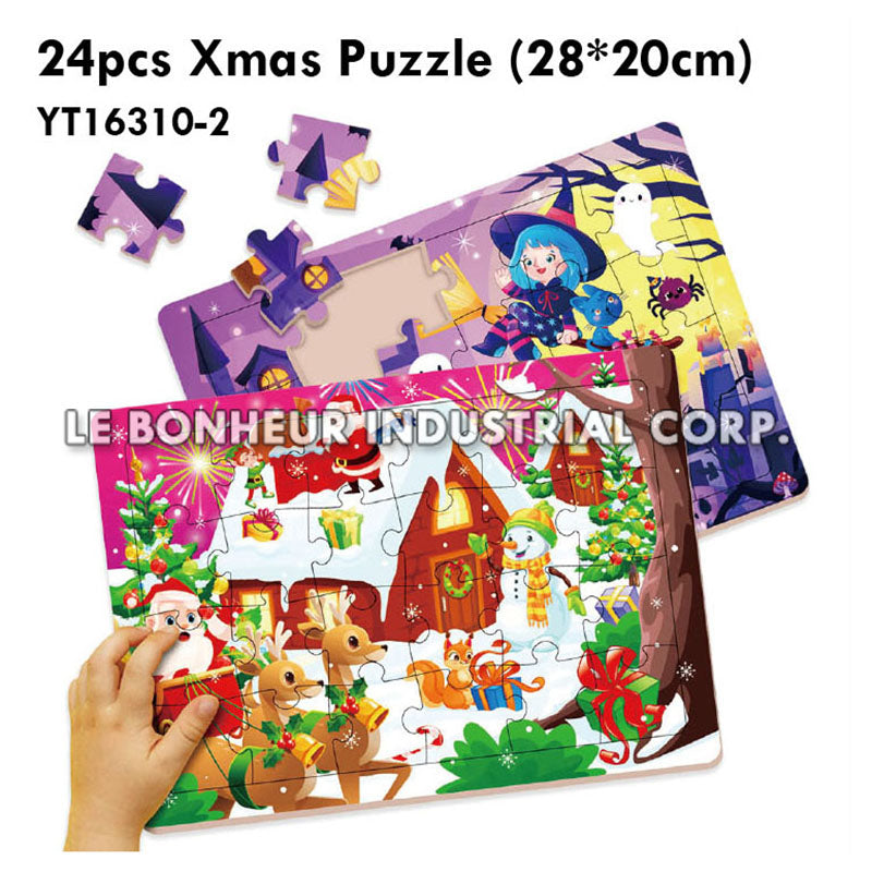 24pcs Xmas Puzzle