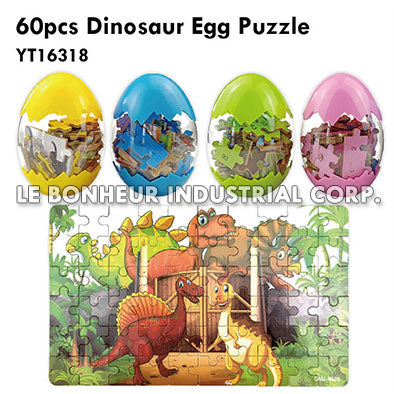 60Pcs Dinosaur Egg Puzzle