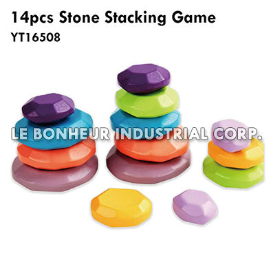 14Pcs Stone Stacking Game