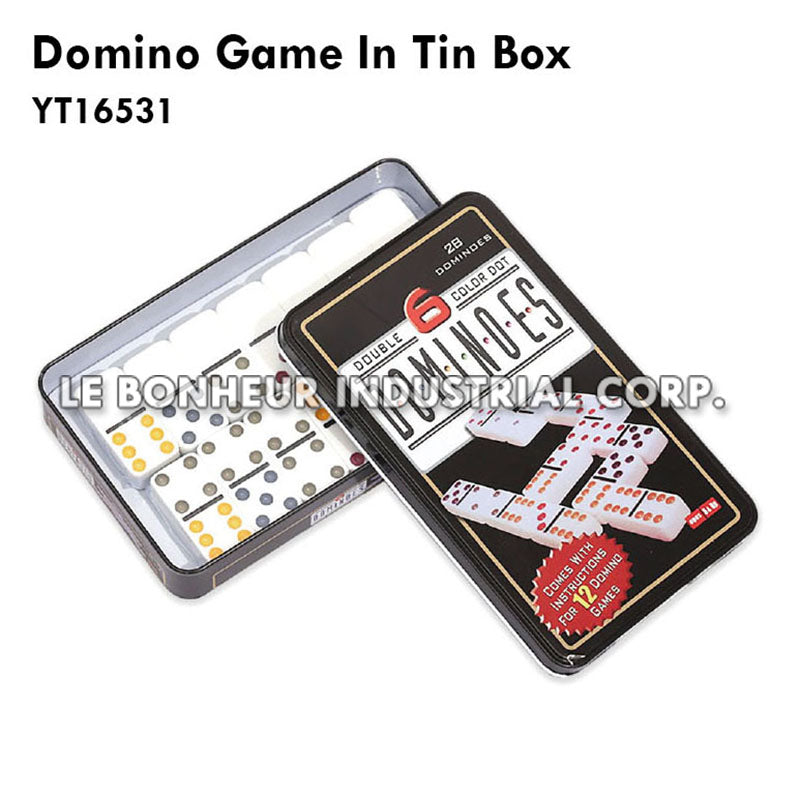 Domino Game In Tin Box