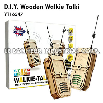 D.I.Y. Wooden Walkie Talki