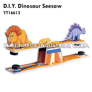 D.I.Y. Dinosaur Seesaw