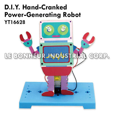 D.I.Y. Hand-Cranked Power-Generating Robot