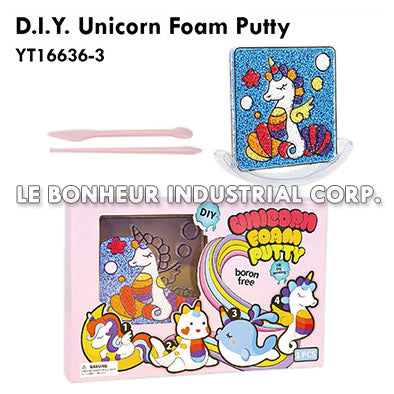 D.I.Y. Unicorn Foam Putty