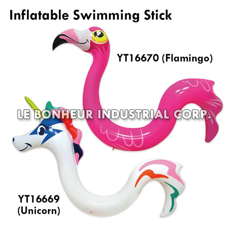 Inflatable Flamingo Swimming Stick