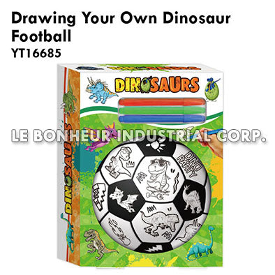 Drawing Your Own Dinosaur Football