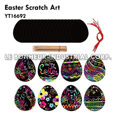 Easter Scratch Art
