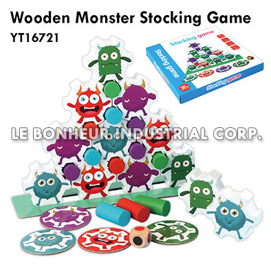 Wooden Monster Stocking Game