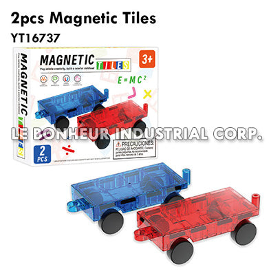 2Pcs Magnetic Tiles