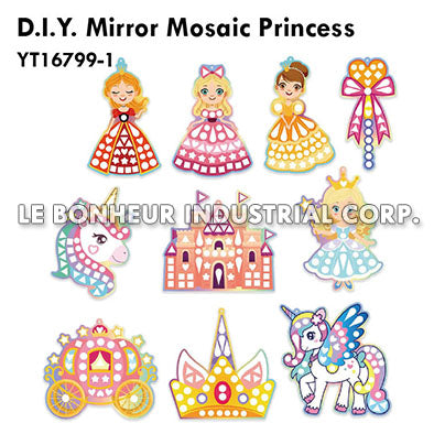 D.I.Y. Mirror Mosaic Princess