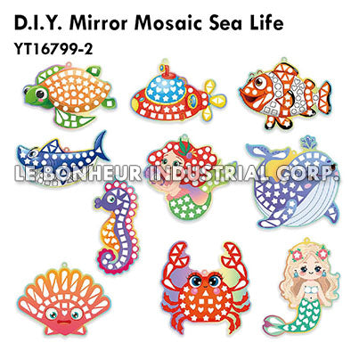 D.I.Y. Mirror Mosaic Sea Life