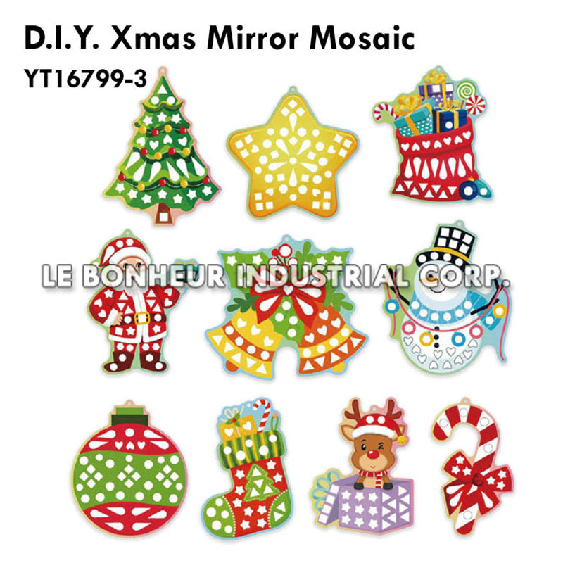 D.I.Y. Mirror Mosaic Dinosaur