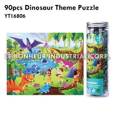 90pcs Dinosaur Theme Puzzle