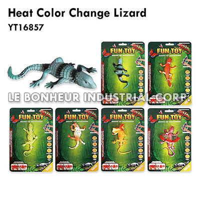 Temperature-Sensitive Color Change Lizard