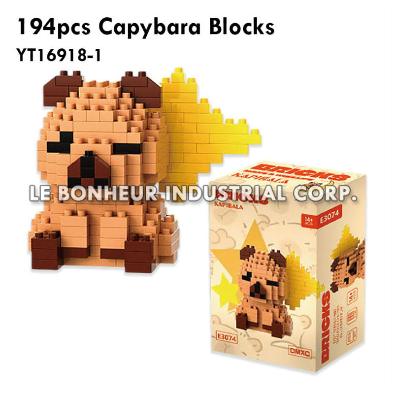 194pcs Capybara Blocks