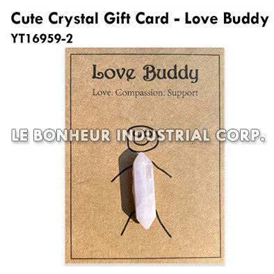 Cute Crystal Gift Card - Love Buddy
