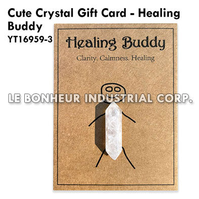 Cute Crystal Gift Card - Healing Buddy