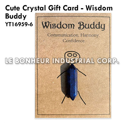 Cute Crystal Gift Card - Wisdom Buddy