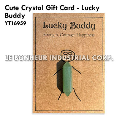 Cute Crystal Gift Card - Lucky Buddy