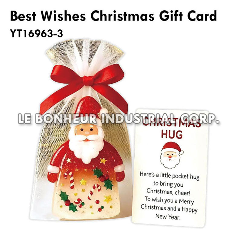 Best Wishes Christmas Gift Card