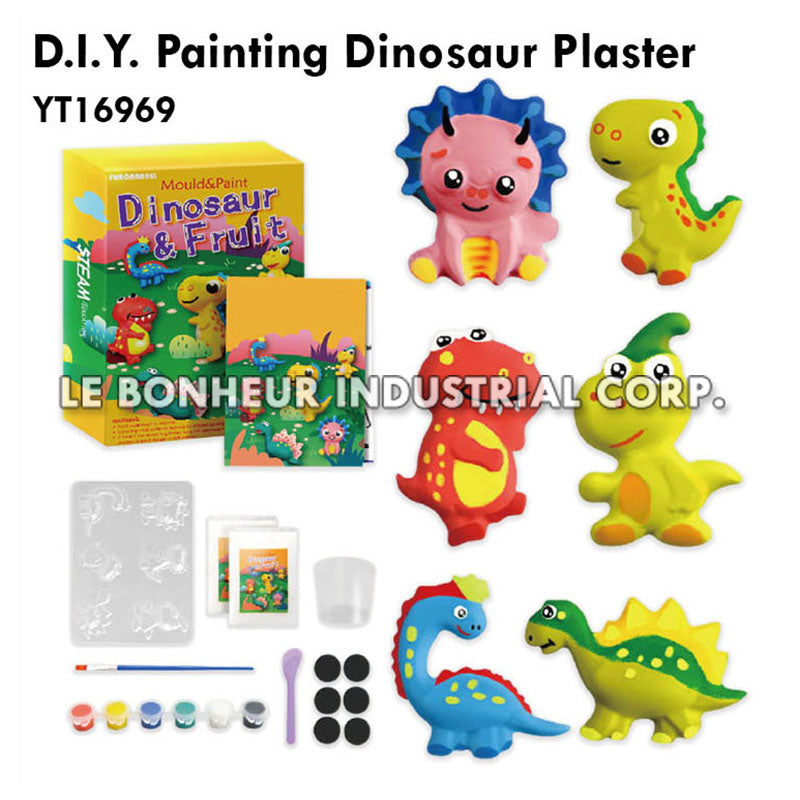 D.I.Y. Painting Dinosaur Plaster