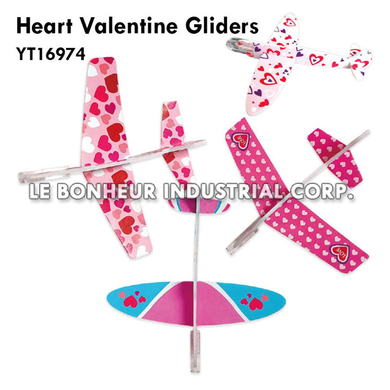 Heart Valentine Gliders