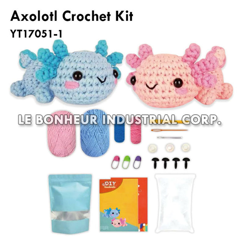 D.I.Y. Axolotl Crochet Kit