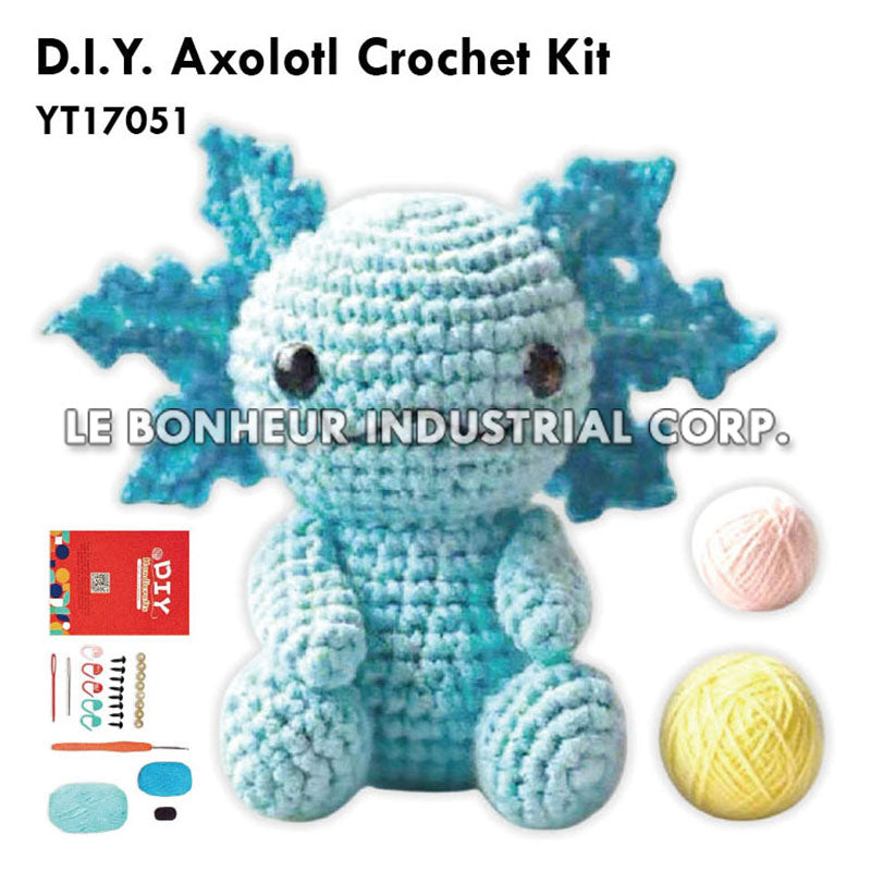 D.I.Y. Axolotl Crochet Kit