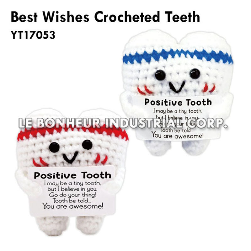 Best Wishes Crocheted Teeth