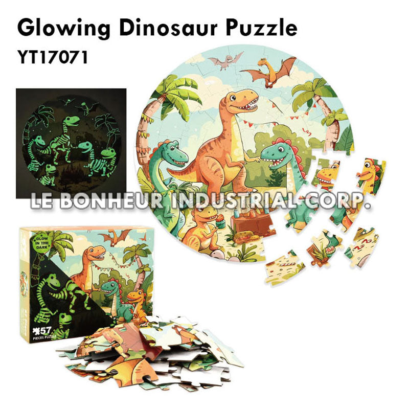Glowing Dinosaur Puzzle