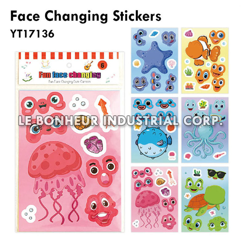 Face Changing Stickers