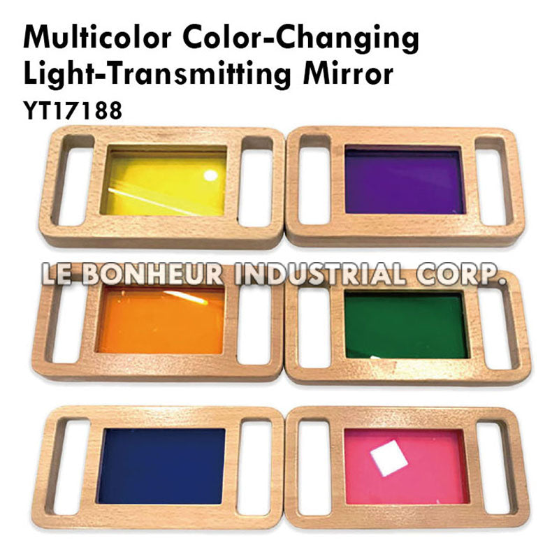 Multicolor Color-Changing Light-Transmitting Mirror