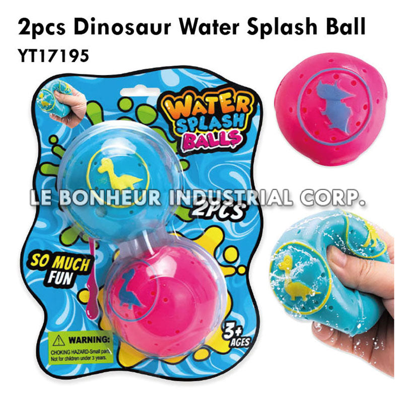 2pcs Dinosaur Water Splash Ball
